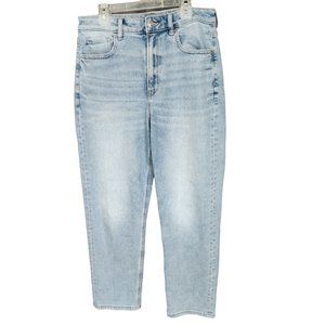 American Eagle Mom's Straight Jeans, 8 short, womens